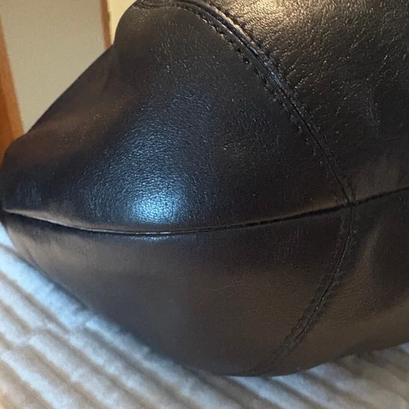 Coach Vintage 9221 Ergo Hobo Shoulder Bag Leather Black
